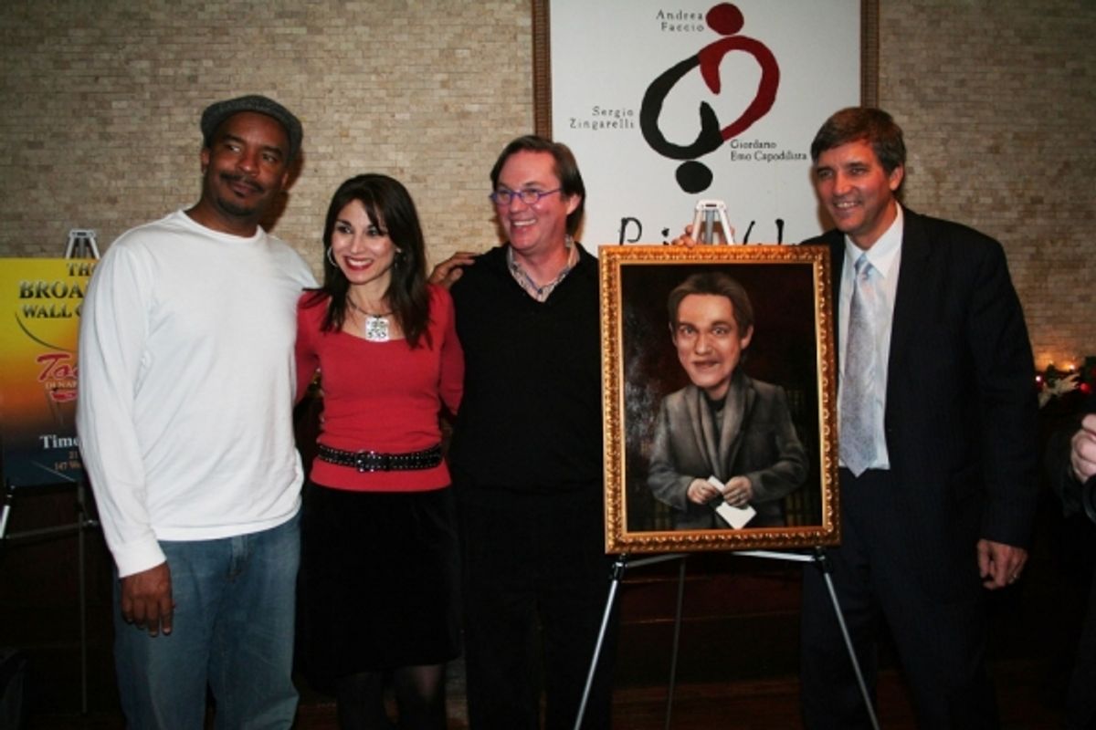 David Alan Grier, Valerie Smaldone, Richard Thomas and Bruce Dimpflmaier at 